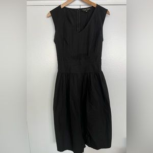 Comrags Black Cotton Dress